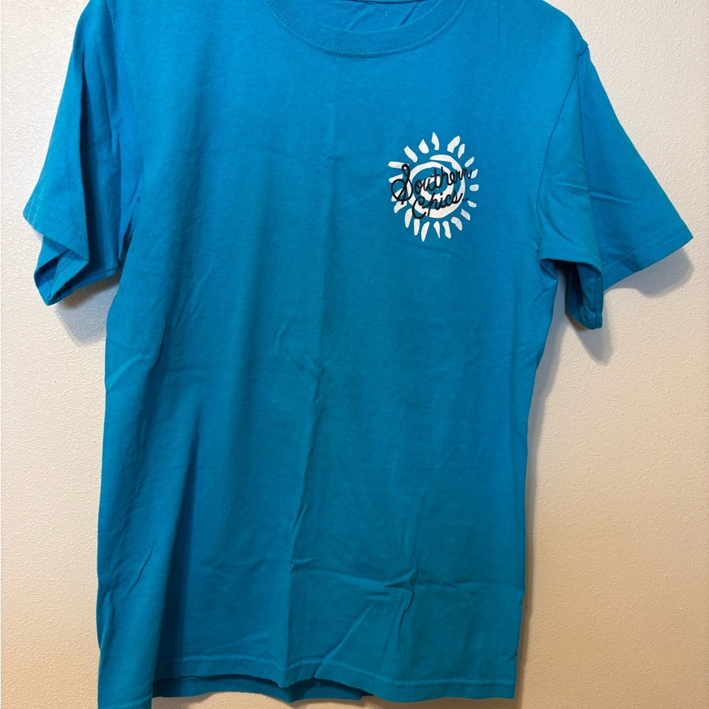 Blue Graphic Short Sleeve Tee